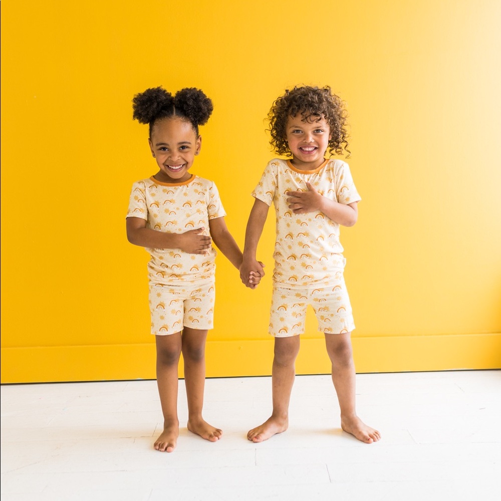 Rainbows Bamboo Viscose two pieces shorts sleeves